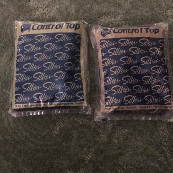 Set of 2 control top navy blue tights  size medium - Picture 1 of 3